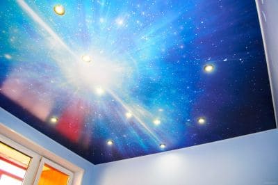 натяжные потолки фото