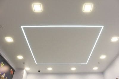 натяжной потолок фото